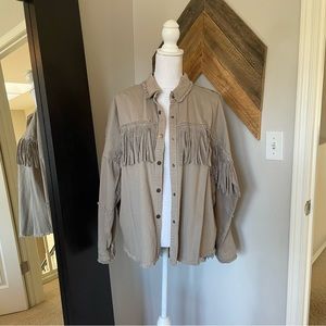 Zara Fringe Shirt